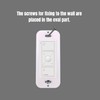 EMALPE Wall Mount Brackets for Lutron Caseta Pico Remote, Wallplate