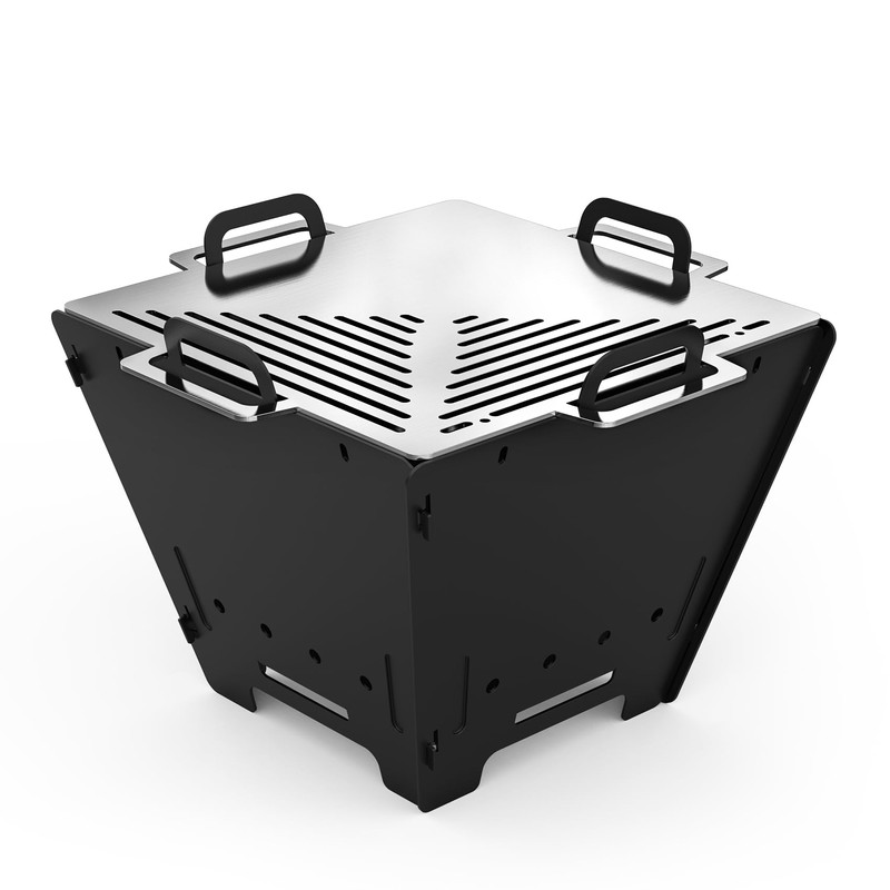 ONLYFIRE OUTDOOR LIVING 2 IN 1 BBQ Charcoal Grill &