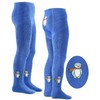 Playshoes Boys' Thermo-strumpfhose Pinguin Sports Leggings, Blue (Original), (Size:3-6 Months)