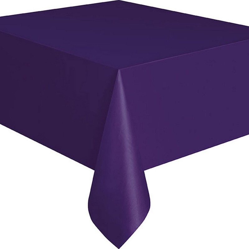 Unique UK Plastic Rectangular Short Fold Table Cover - 54”