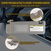 Dasbecan Gray Left Driver Side Sun Visor Compatible with Toyota