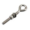 2Pcs M12 Stainless Steel Eye Bolt with Nut and Washers