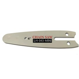 Chainsaw Chain Guide Plate is Suitable for Chains of 4 Inches (Length 13.3 cm) Mini Handload Chainsaw, Woodworking Trimming Garden Chainsaw Chain Saw Guide Plate 1 Piece (4 in Guides)