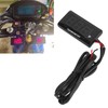 Motorcycle Water Temperature Gauge Ultra Thin LCD Display ABS Housing