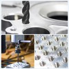 sourcing map Spiral Flute Thread Taps M12 x 1.5 H2