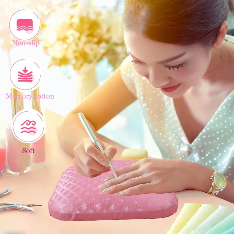 Nail Arm Rest Hand Pillow Professional Nail Rest Cushion Table