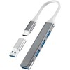 USB-C Hub, 4 Ports USB Hub USB Splitter USB C