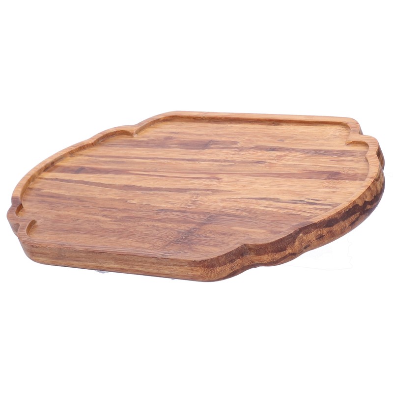 Simple Tea Tray Bamboo Tea Serving Tray Dish Saucer Home