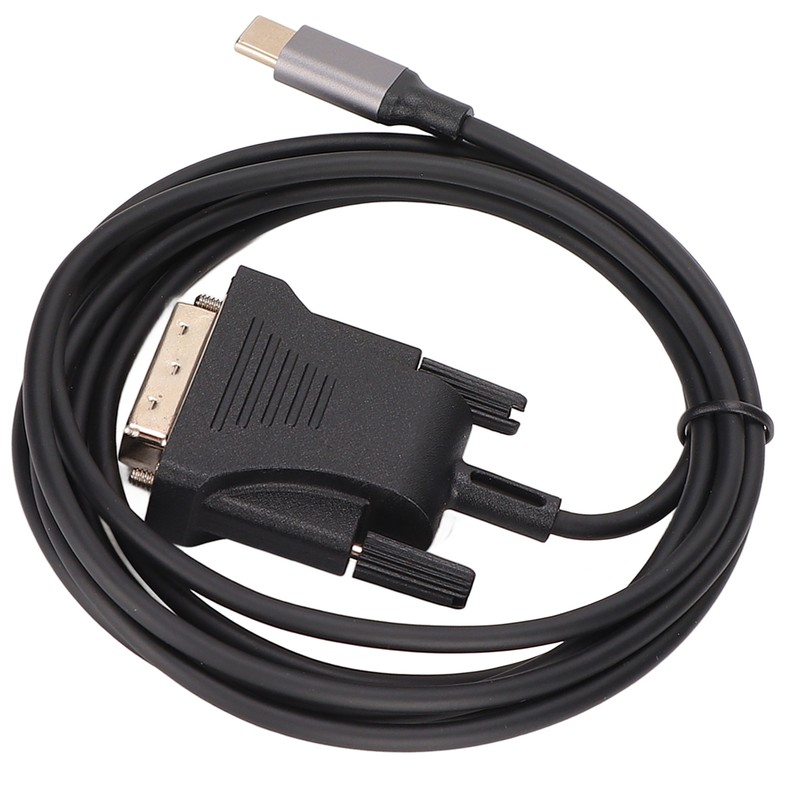 USB C 3.1 to DVI Cable 190cm/74.8in Clear Stable Type