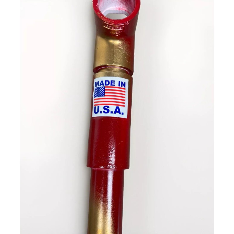 PVC Creations Marshmallow Shooter Red & Gold PVC Marshmallow Shoots