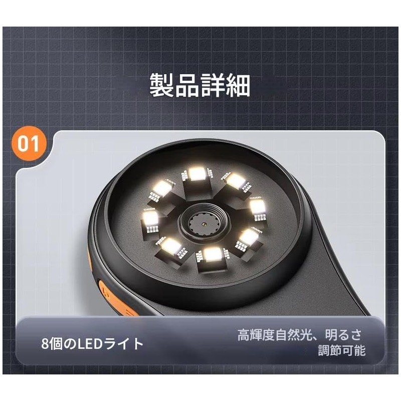 zmart 500x Magnification Digital Handheld Microscope Magnifier with Light for