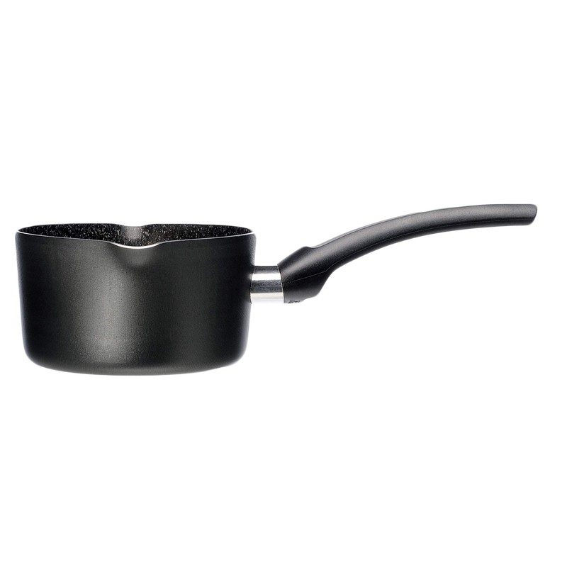 ALLUFLON Tradizione Italia Casseruola, Alluminio, Nero, 14 cm