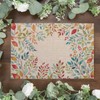 Banchif Washable Double-Sided Placemats, Set of 6, Spring Eucalyptus Leaf