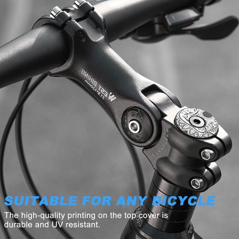 GZLFH Pack of 2 Ahead Cap, MTB Headset Cap with