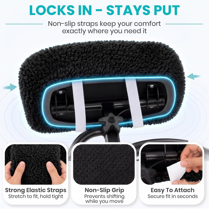 Vive Mobility - Funda para rodillera, espuma viscoelástica suave de
