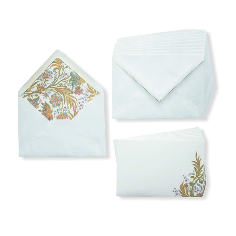 Letter Paper Set, Letter Card Folder from Italy, Beautiful Greeting