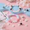 FASHEWELRY 36Pcs Silicone Letters Beads Round Alphabet A-Z Silicone Beads