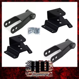 We Motorsports 1965-1972 Ford F100 4" Drop Kit Leveling Lowering Shackles Hangers
