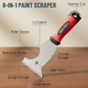 Bates- Paint Scraper, 8 in 1, Painters Tool, Paint Scraper