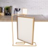 Y5578 Gold Metal Rotating Photo Frame Double Sided Rotating Floating