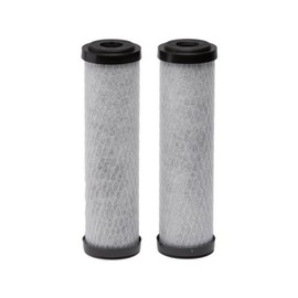 EcoPure EPW2C Carbon Whole Home Replacement Water Filter - Universal Fit - Fits Most Major Brand Systems (2 pack)