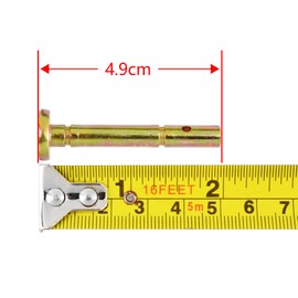 10 Sets Shear Pin and Cotter Pin for MTD 738-04155 CUB & Troy-bilt Snow Thrower Length 4.9cm