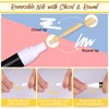 Chalk Pen, White, Chalk Pens for Blackboard, Washable, Pack of