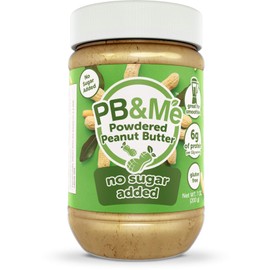 PB&Me Peanut Butter Powder, NO SUGAR ADDED, Keto Friendly, Gluten Free, High in Protein, Great for Smoothies!