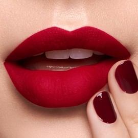 L'BEL - Forever Labial Mate en Barra Color Rouge Passion 2g, De Larga Duración, con Colágeno, Labial de Color con Acabado Mate, Repara y Suaviza los Labios, Fija y Evita Transferencia