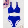 Tainehs Women's Bikini Sets Two Piece Swimsuit V Neck Twist