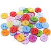 Special Touches Multicoloured Glitter Round 15mm Resin Buttons - Pack