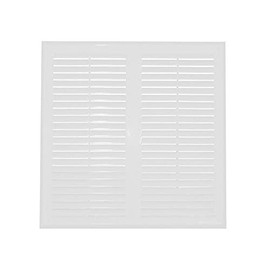 Prostko Air Vent Grille 350mm x 350mm / 14'' x 14'' with Fly Screen Ventilation Cover, White