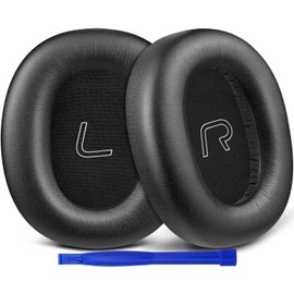 SOULWIT Professionelle Ersatzpolster Ersatz Ohrpolster für Edifier W860NB Pro, WH950NB ANC-Kopfhörer (nicht passend für W860NB), Polster mit weichem Proteinleder, hochdichter Geräuschisolierungsschaum