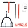 Lawn Aerator Tool, 16 Iron Spikes Manual Grass Aerator Lawn
