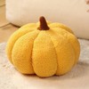 Plush Pumpkin Throw Pillow - Soft Cozy Nordic-Style Decorative Cushion
