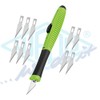 Wedo 7862599 Skalpell Comfortline with Sliding Mechanism, Soft Grip Handles