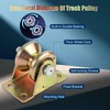 Pulley for Ropes, 6 Pieces V-Groove Roller Wheel, Heavy Duty