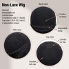 2 Pcs Glueless Pixie Cut Wig, Short Black Wig with