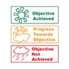 SuperStickers Multi Message 3-in-1 Stamp Stack for Teachers: Objective Achieved,
