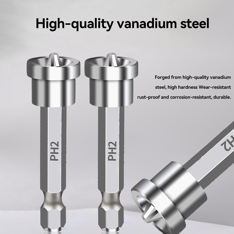 VZU 10PCS Drywall Positioning Bit, Drywall Screw Depth Setter, Plasterboard