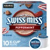Swiss Miss Peppermint Hot Cocoa, Keurig Single-Serve K-Cup Pods, 10