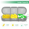 PULIV Weekly Pill Organizer 3 Times a Day, Portable Travel