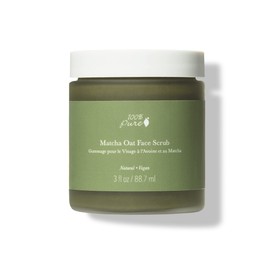 100% PURE Matcha Oat Face Scrub Facial for Glowy Radiant Skin Exfoliator & Pore Minimizer Natural Skincare for Women & Men, Vegan - 3 oz