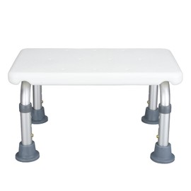 Natudeco Bath Stool Shower Seat Non-Slip Shower Chair Adjustable Height Bathtub Bench for Elderly Disabled, Secure Bathing Solution