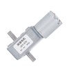 Double Shaft DC Gear Motor 25kg.cm 12mm Self Locking Reversible