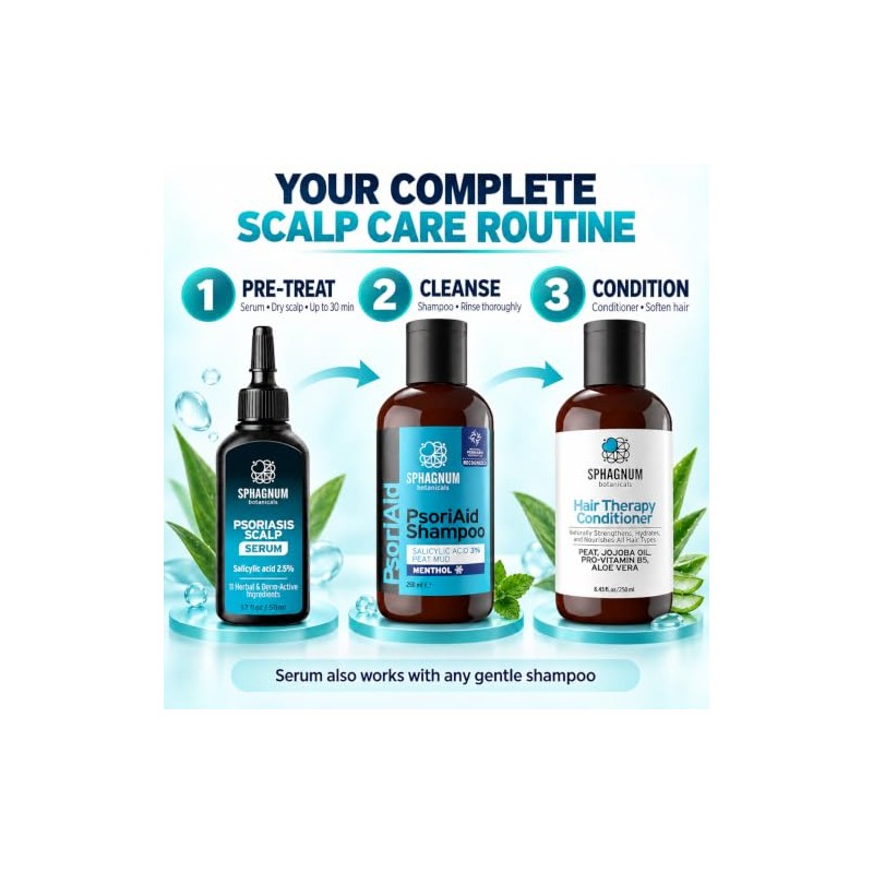Sphagnum Botanicals Serum Para El Tratamiento De La Psoriasis Del