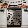 Halloween Dishwasher Magnets Dancing Skeleton Ghost Bat Decor