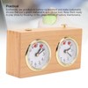 Wooden Mechanical Chess Clock, Quartz Analog Timer Chess Clock Timer,