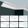 Grand Decor Stucco Moulding Ceiling Modern, PU Hard Foam &