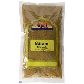 Rani Garam Masala Indian 11-Spice Blend 3.5oz (100g) ~ All Natural, Salt-Free | Vegan | No Colors | Gluten Friendly | NON-GMO | Indian Origin